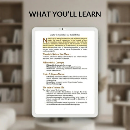 St. Thomas Aquinas and the Natural Law Tradition | e-Book